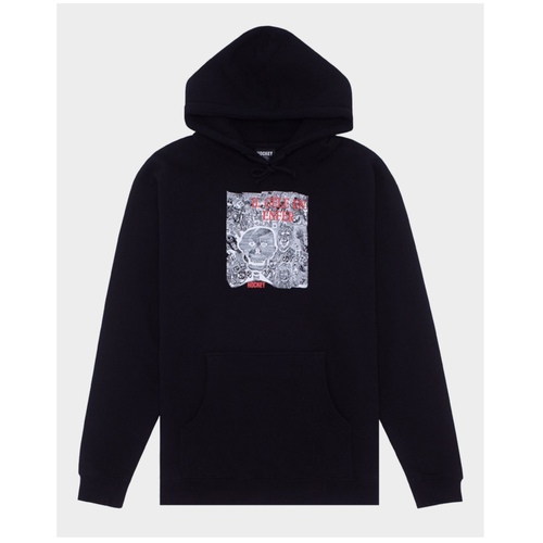 HOCKEY Disruption Hoodie BLACK | jumper pull-over [Size: S]