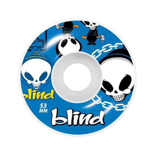 BLIND Random 53mm Skateboard Wheels BLUE Set of 4