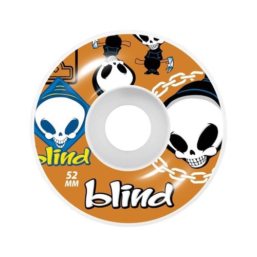 BLIND Random 52mm Skateboard Wheels ORANGE Set of 4