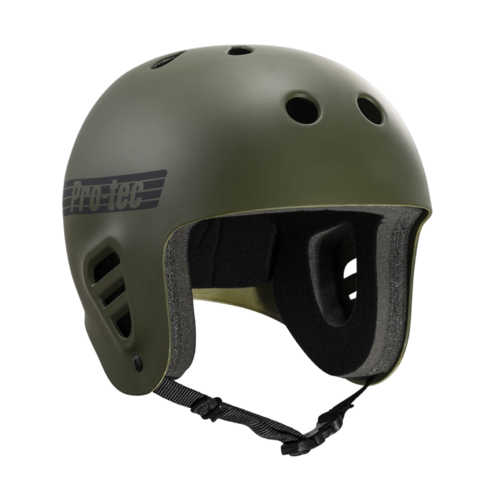PROTEC HELMET FULL CUT MATTE OLIVE CLASSIC SKATE PRO-TEC PRO TEC FULLCUT