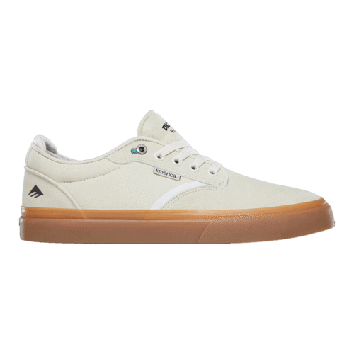 EMERICA SHOES DICKSON WHITE / GUM SKATEBOARD SHOE [Size: US 11]