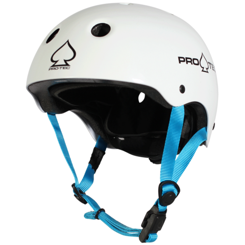 PRO-TEC HELMET JUNIOR CLASSIC FIT CERTIFIED WHITE YOUTH SIZE PROTEC FREE POST