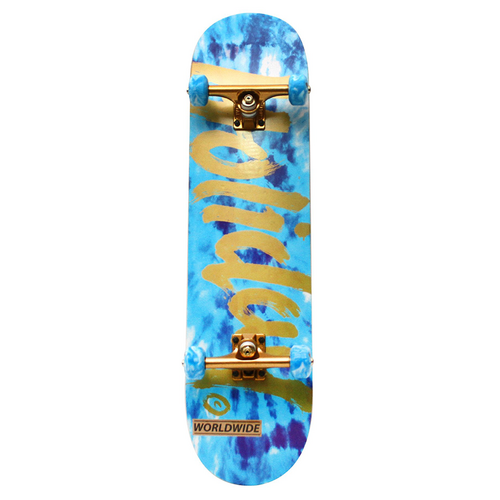 HOLIDAY SKATEBOARDS TIE DYE BLUE GOLD COMPLETE 7.75" NEW SKATEBOARD FREE POST AUS SELLER KINGPIN