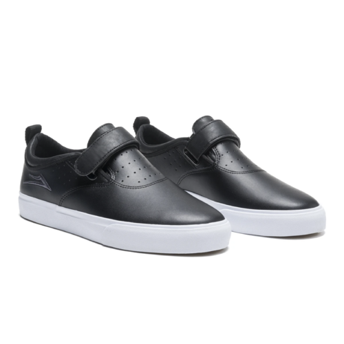 LAKAI SHOES RILEY 2 VS BLACK LEATHER US 12