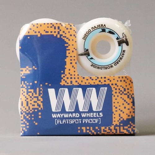 WAYWARD SKATEBOARD WHEELS 52MM 101a DIEGO NAJERA HARDER CONICAL FLATSPOT PROOF