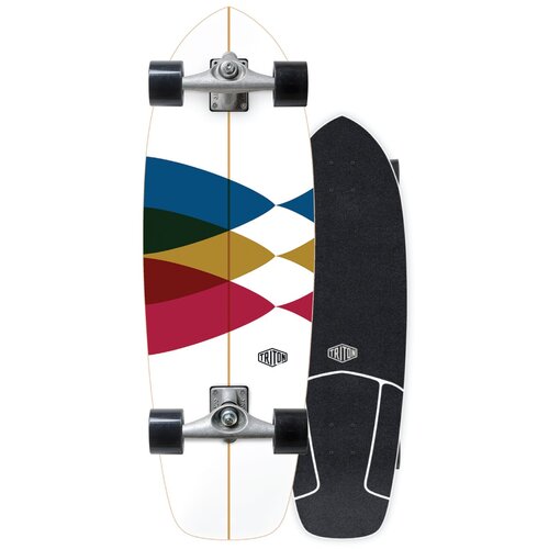 TRITO X CARVER Super Surfer SPECTRAL 9/-3/4'' X 30 INCH Complete TRITON  Skateboard