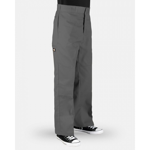 DICKIES Loose Fit 85283-CH Straight Leg Twill Work Pants Grey