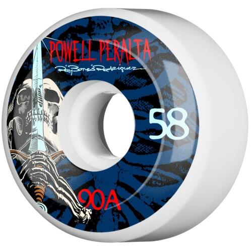 POWELL PERALTA SKATEBOARD WHEELS SKULL & SWORD 58MM 90A AUST SELLER