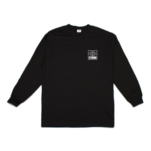 STUDIO STD GLOBAL LONG SLEEVE TEE BLACK | long sleeve