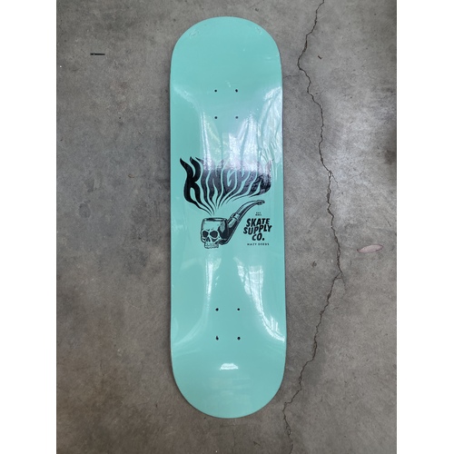 KINGPIN SKATEBOARD DECK HAZY DEEDS MINT GREEN ASST SIZES FREE GRIP