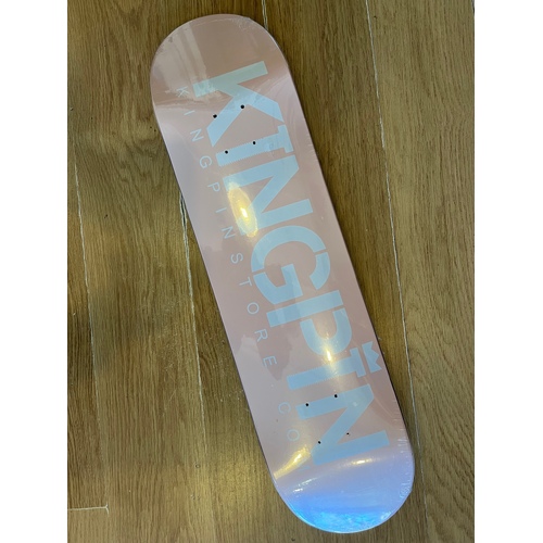 KINGPIN SKATEBOARD DECK original print PINK ASST SIZES [Size: 8.5]