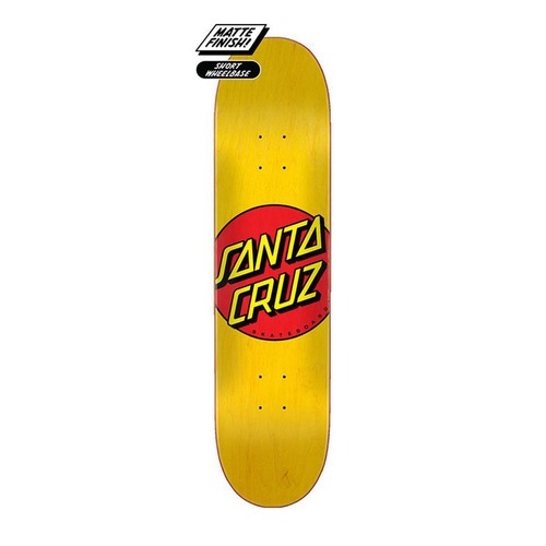 SANTA CRUZ CLASSIC DOT 7.75" X 31.61" WHEEL BASE 14.25" SKATEBOARD DECK AUS SELLER