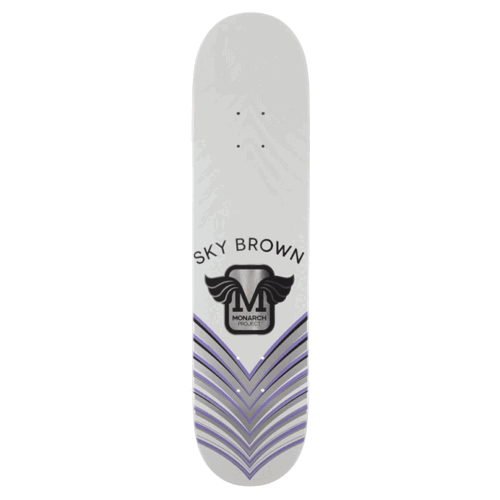 MONARCH PROJECT - SKY BROWN HORUS PURPLE SKATEBOARD DECK 7.75" X 31.1" FREE SHIPPING