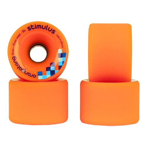 Orangatang - Longboard Wheels Stimulus 70mm 80a Orange Set of 4