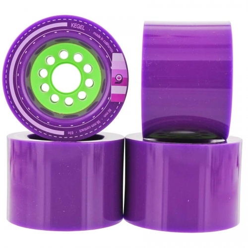 Orangatang - Longboard Wheels Kegel 80MM X 83a Purple Set of 4 Wheels