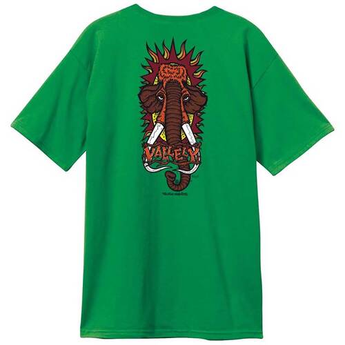 NEW DEAL MIKE VALLELY MAMMOTH KELLY GREEN SKATEBOARD TEE