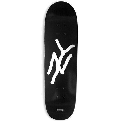 5Boro Skateboard Deck 8.75'' NY Logo Back Shred Shape black white