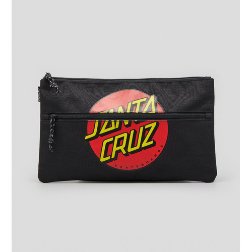 Santa Cruz SKATEBOARDS pencil case CLASSIC DOT dual BLACK