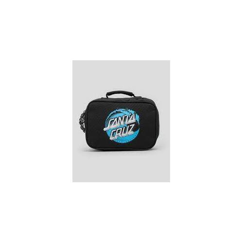 SANTA CRUZ stipple wave dot Lunchbox lunch box black GIRLS boys
