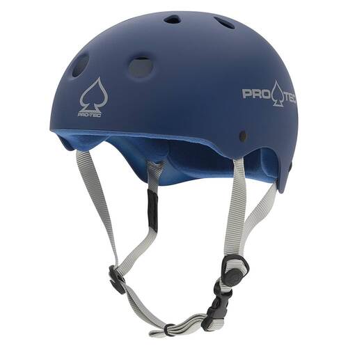PROTEC HELMET classic skate MATTE BLUE SKATEBOARD HELMET PRO-TEC [Size: XL]