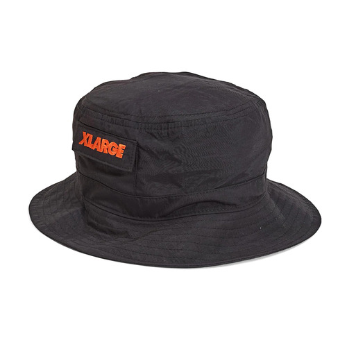 XLarge - Stash Bucket Hat Nylon Black / Orange OSFM X Large X-Large