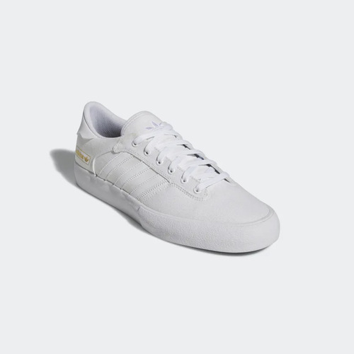 Adidas - Matchbreak Super White / White / Gold Canvas Skate Shoes US ...