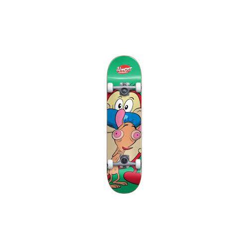 Almost x Ren & Stimpy on my back 7.0" mini Complete Skateboard COMPLETE SKATEBOARD