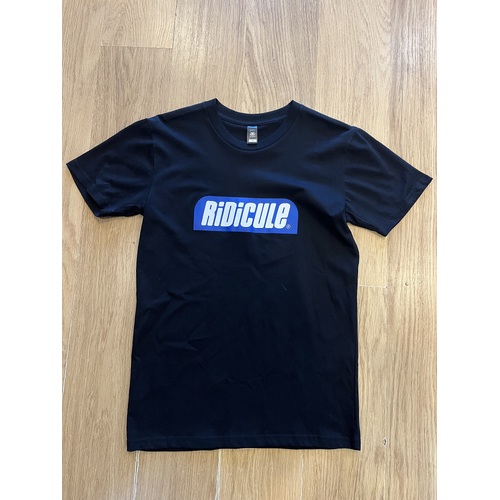 RIDICULE S/S TEE SHIRT BLACK ORIGINAL PRINT SIZE SMALL
