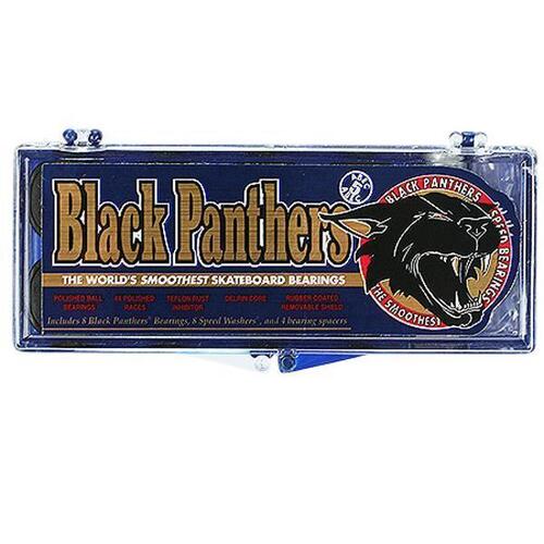Shortys - Skateboard Bearings Abec 5 Black Panthers Set of 8