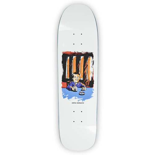 Polar - Aaron Herrington Chain Smoker 2.0 8.75" x 32.375" WB 14.375" Skateboard Deck 1991 Shape