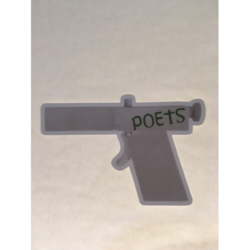 Poets - Glock Skateboard Sticker 4.5""