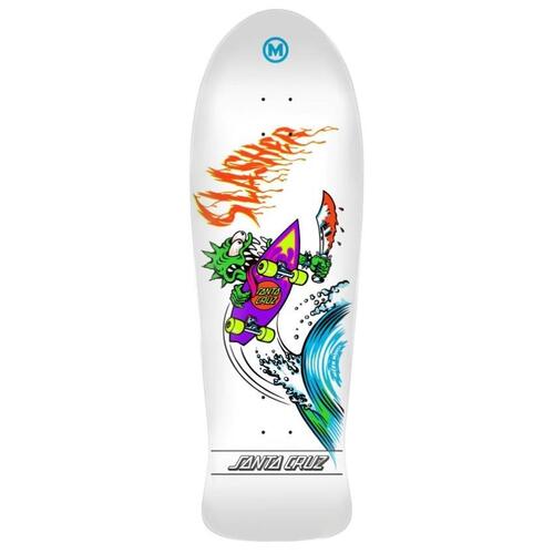 Santa Cruz - Meek OG Slasher Reissue 10.1"" x 31.13" White Deck Skateboard