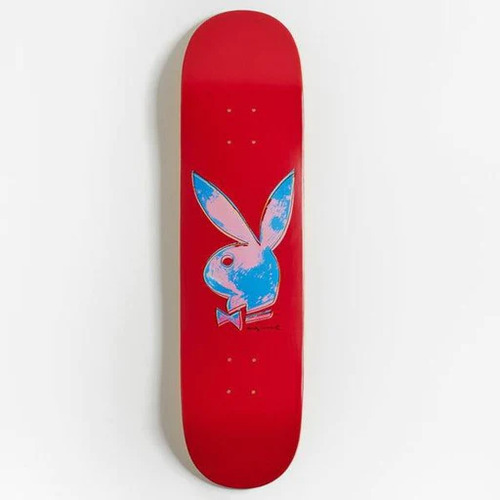 Colour Bars - Playboy X Andy Warhol Deck 8.25" Skateboard Color Bars Red