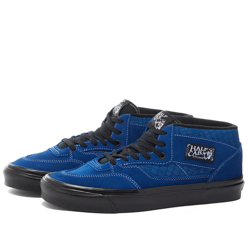 Vans - Half Cab Anaheim Factory OG Croc Emboss Blue / Black Skate Shoes US Mens Size