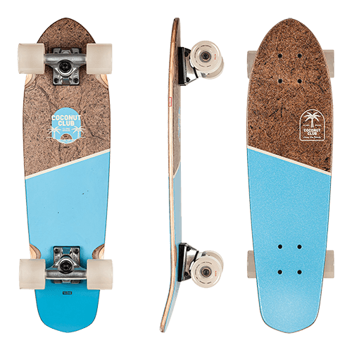Globe Cruiser Skateboard coconut skye Blue 7.25" x 26" COMPLETE SKATEBOARD NEW SKATE