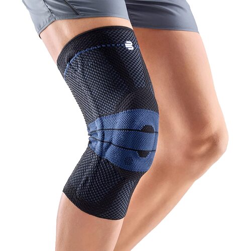 BAUERFEIND Knee brace GenuTrain Kniebandage GREY / BLUE Reduce Pain improve Stability