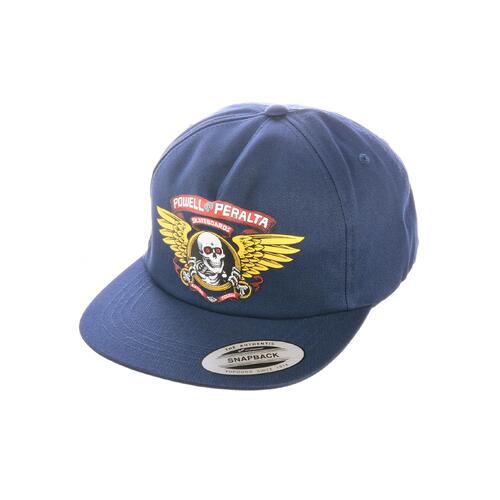 Powell Peralta - Winged Ripper Hat Navy Snap Back Cap