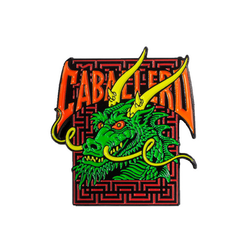 Powell Peralta - Street Dragon Lapel Pin Green 1.325"