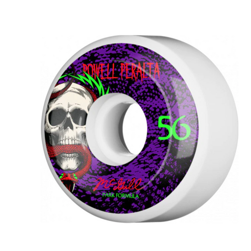 Powell Peralta - McGill Skull and Snake Wheels 56mm Park Formula PF Set of 4 Skate Wheel