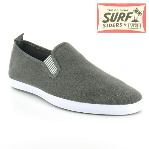 VANS surfjitsu slip on distressed charcoal WHITE AUST SELLER