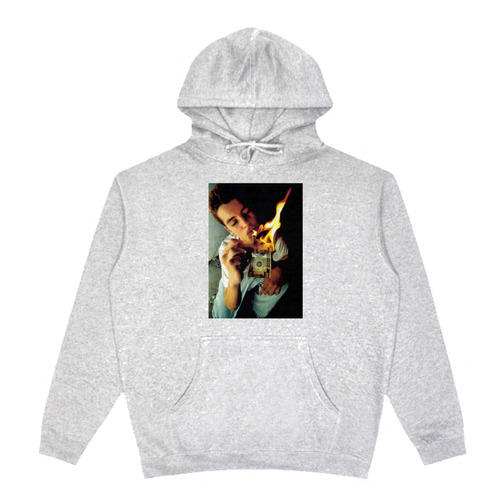 Poets -  101 Hoodie Heather Grey Jumper Pull Over Hoody