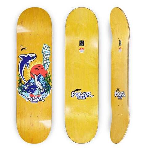 Polar - SHIN MOUNT FUJI YELLOW 8.5" x 32.125" WB 14.5" Skateboard Deck