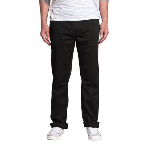 Krew - Klassic Chino Black Size Mens 34 Waist Pants