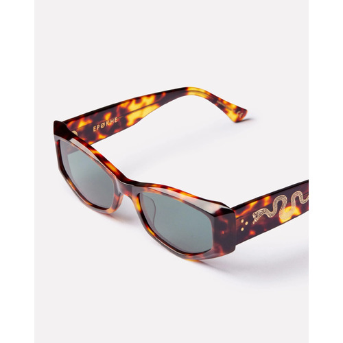 EPOKHE - Guilty Tortoise Polished Green Sunglasses Sun Glasses