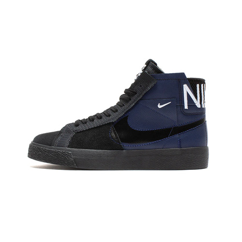 Nike SB Zoom Blazer Mid Premium MIDNIGHT NAVY / BLACK FD5113 400 US Mens Skate Shoes |
