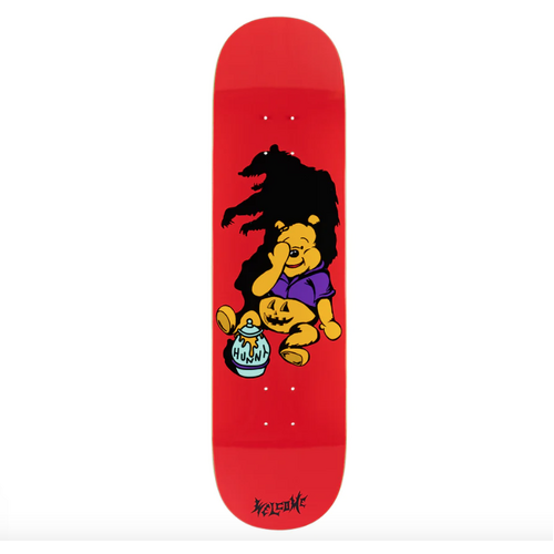 Welcome Skateboards - Hunny On Evil Red 8.25" x 31.95" WB 14.25" Skate Board Deck