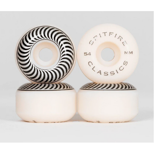 Spitfire Classics Wheels 54mm 99a Set of Four Wheels Silver