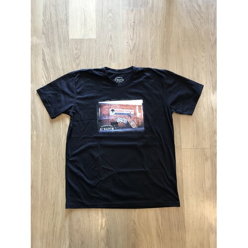 Kingpin - Kingpin Skate Supply Mavs T-Shirt Black Short Sleeve Shirt [Size: S]