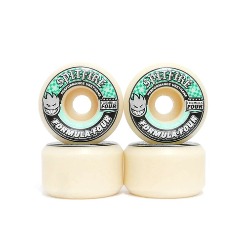 Spitfire - Formula Four Skateboard Wheels 58mm F4 97D Conical Full Set Of Four Wheel Spit Fire