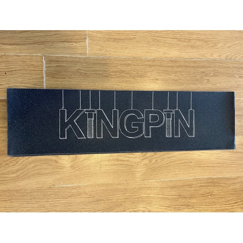 KINGPIN GRIP TAPE letters BLACK WHITE 9 X 33 INCH AUSTRALIAN SELLER